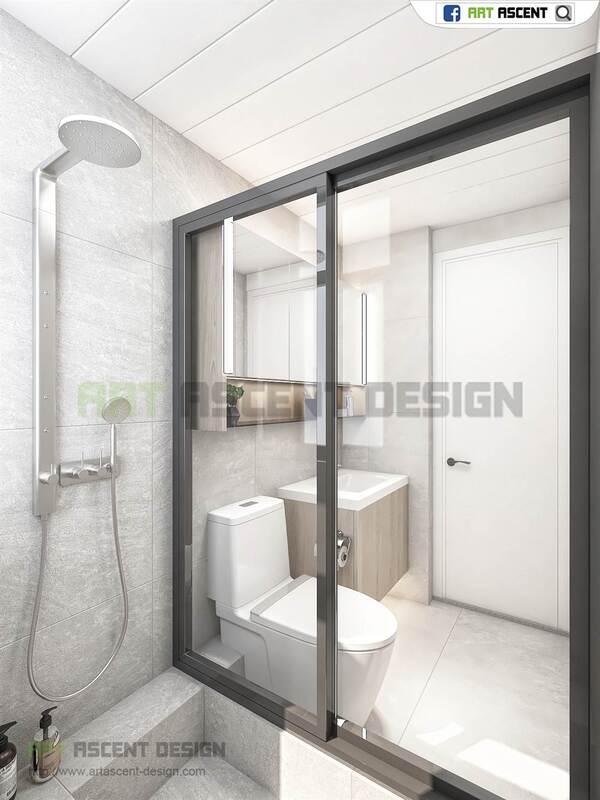 麗港城浴室裝修室內設計10