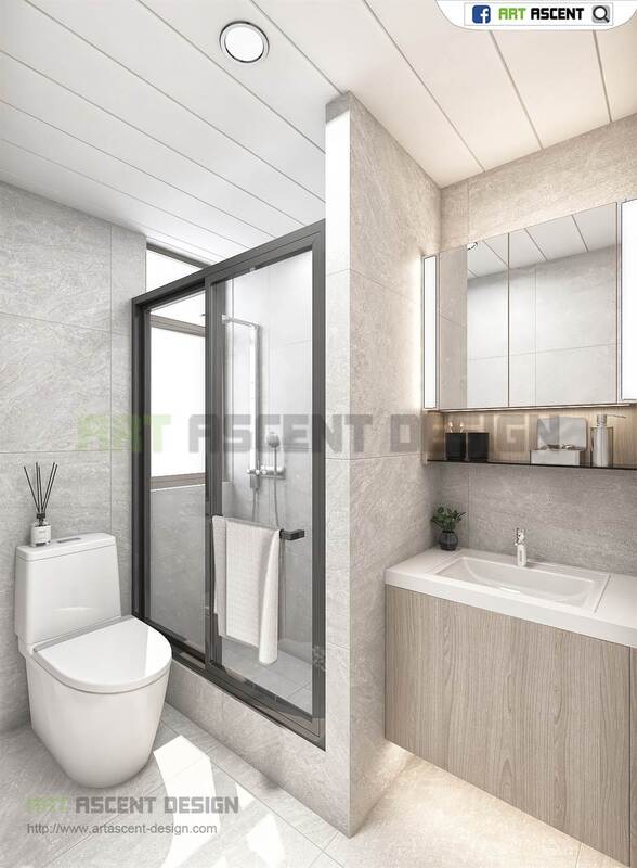麗港城浴室裝修室內設計11